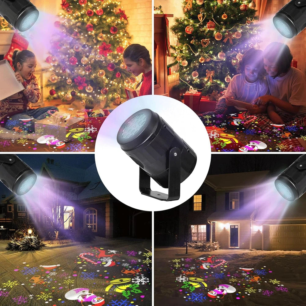 Waterproof Rotating Christmas Projector Light