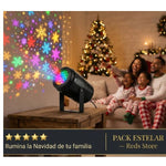 🎄Pack Estelar — Proyector Navideño de Luces LED✨