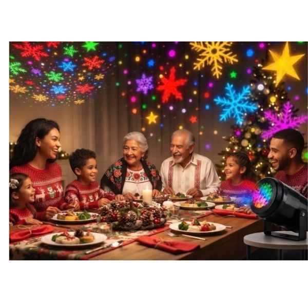 🎄Pack Estelar — Proyector Navideño de Luces LED✨